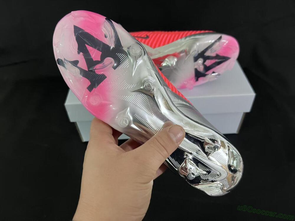 Nike Phantom 6 Elite FG Firm Ground Soccer Cleats - Orange/Hot Orange/Silver