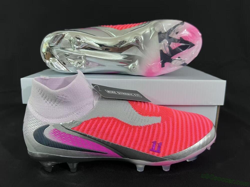 Nike Phantom 6 Elite FG Firm Ground Soccer Cleats - Orange/Hot Orange/Silver