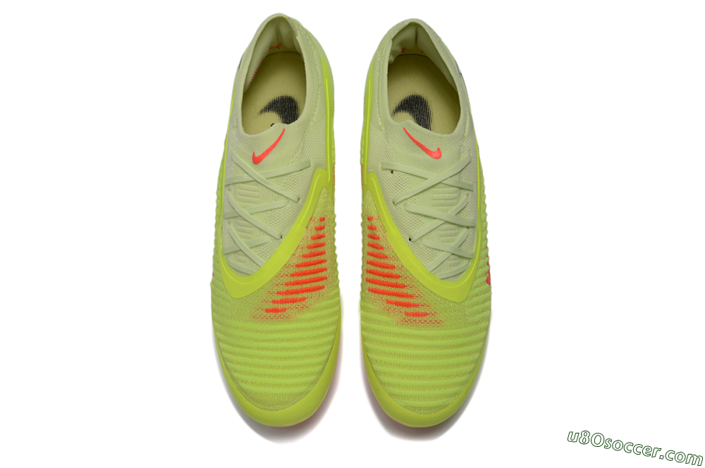 Nike Phantom 6 Low Elite FG Firm Ground Soccer Cleats - Yellow/Lime Glow/Neon Coral 4
