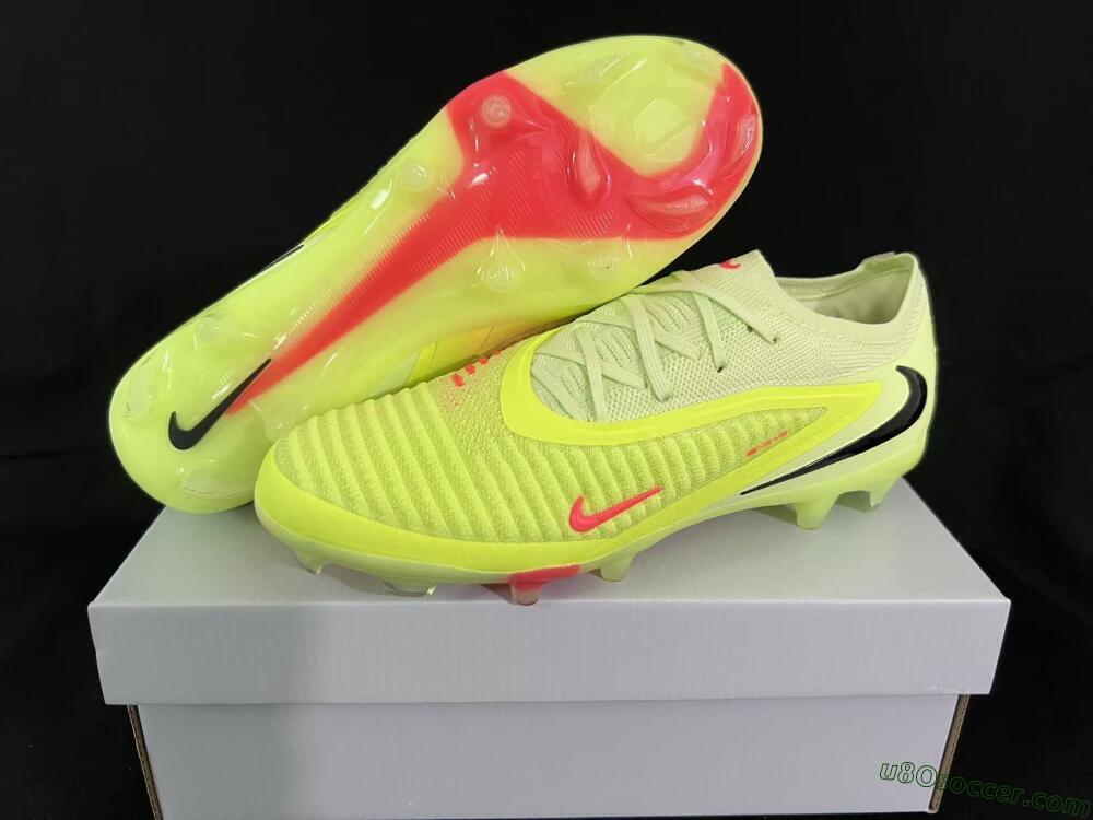 Nike Phantom 6 Low Elite FG Firm Ground Soccer Cleats - Yellow/Lime Glow/Neon Coral