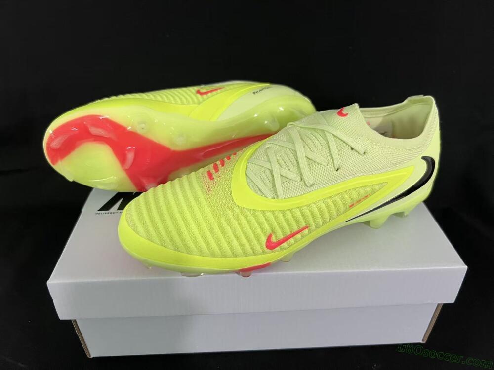 Nike Phantom 6 Low Elite FG Firm Ground Soccer Cleats - Yellow/Lime Glow/Neon Coral