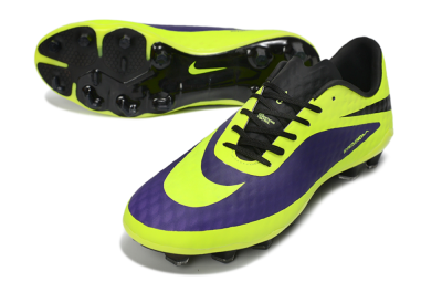 Nike Hypervenom Phantom FG Firm Ground Soccer Cleats - Yellow/Bright Yellow/Deep Purple