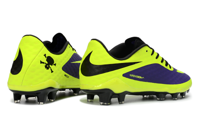 Nike Hypervenom Phantom FG Firm Ground Soccer Cleats - Yellow/Bright Yellow/Deep Purple