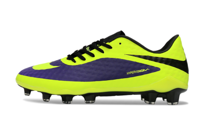 Nike Hypervenom Phantom FG Firm Ground Soccer Cleats - Yellow/Bright Yellow/Deep Purple