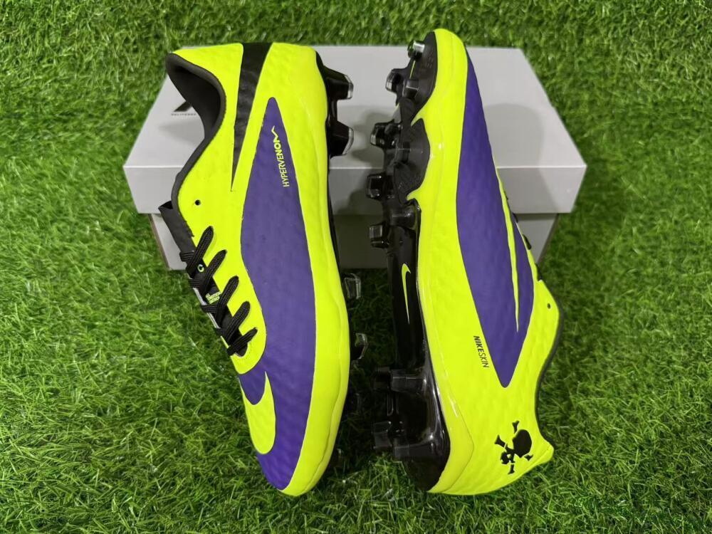 Nike Hypervenom Phantom FG Firm Ground Soccer Cleats - Yellow/Bright Yellow/Deep Purple