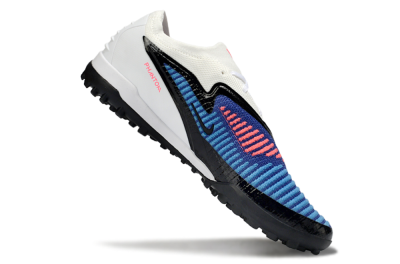 Nike Phantom 6 Low Elite TF Artificial Turf Soccer Shoes - Blue/Electric Blue/Neon Pink