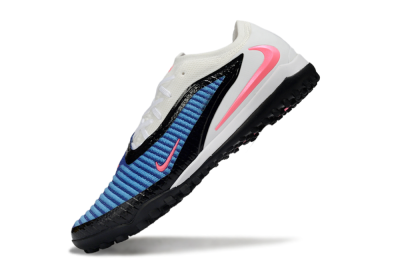 Nike Phantom 6 Low Elite TF Artificial Turf Soccer Shoes - Blue/Electric Blue/Neon Pink