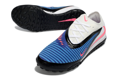 Nike Phantom 6 Low Elite TF Artificial Turf Soccer Shoes - Blue/Electric Blue/Neon Pink