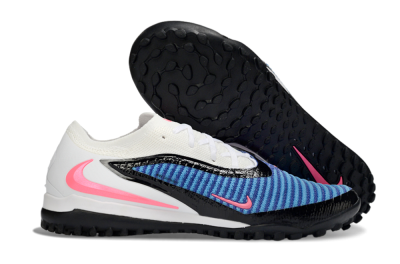 Nike Phantom 6 Low Elite TF Artificial Turf Soccer Shoes - Blue/Electric Blue/Neon Pink