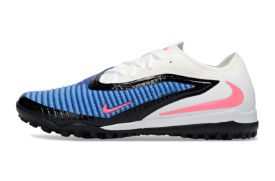 Nike Phantom 6 Low Elite TF Artificial Turf Soccer Shoes - Blue/Electric Blue/Neon Pink