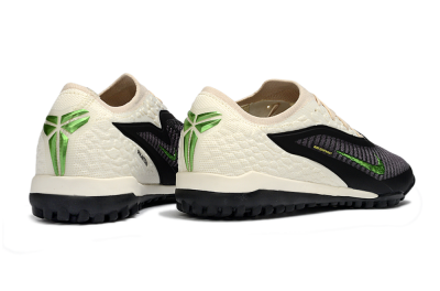 Nike Phantom 6 Low Elite TF Artificial Turf Soccer Shoes - Black/Electric Green/Neutral Beige