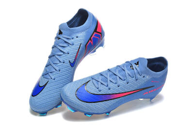 Nike Air Zoom Mercurial Vapor 16 Elite FG Firm Ground Soccer Cleats - Blue/Electric Blue/Radiant Pink