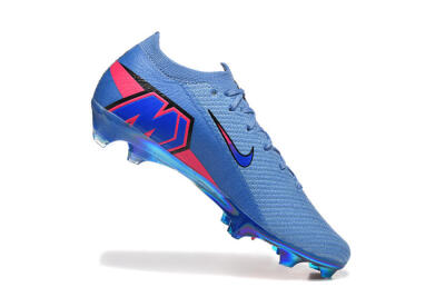 Nike Air Zoom Mercurial Vapor 16 Elite FG Firm Ground Soccer Cleats - Blue/Electric Blue/Radiant Pink
