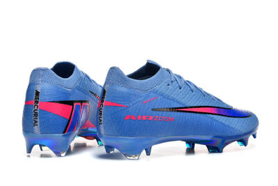 Nike Air Zoom Mercurial Vapor 16 Elite FG Firm Ground Soccer Cleats - Blue/Electric Blue/Radiant Pink