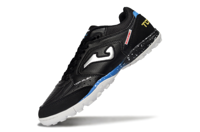 Joma Top Flex TF Artificial Turf Soccer Shoes - Black/Electric Blue/Classic White
