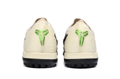 Nike Phantom 6 Low Elite TF Artificial Turf Soccer Shoes - Black/Neon Green/Beige