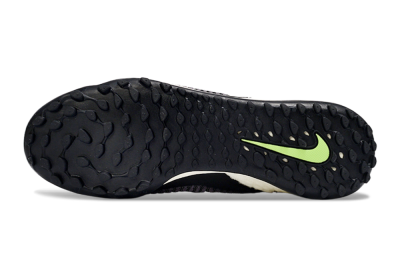 Nike Phantom 6 Low Elite TF Artificial Turf Soccer Shoes - Black/Neon Green/Beige