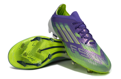 Adidas F50 Elite FG Firm Ground Soccer Cleats - Purple/Lime Green/Electric Purple