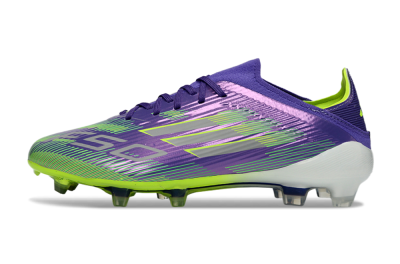 Adidas F50 Elite FG Firm Ground Soccer Cleats - Purple/Lime Green/Electric Purple