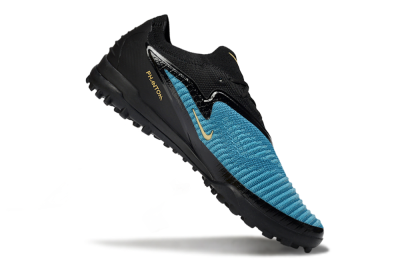 Nike Phantom 6 Low Elite TF Artificial Turf Soccer Shoes - Teal/Midnight Black/Metallic Gold