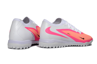 Nike Phantom 6 Low Elite TF Artificial Turf Soccer Shoes - Pink/Vibrant Neon/Soft White