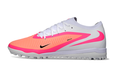 Nike Phantom 6 Low Elite TF Artificial Turf Soccer Shoes - Pink/Vibrant Neon/Soft White