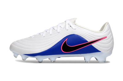 Nike Tiempo Legend 10 Elite FG Firm Ground Soccer Cleats - White/Electric Blue/Pink Flash
