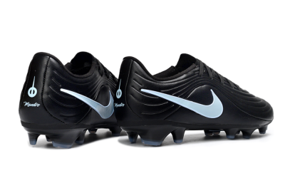 Nike Tiempo Legend 10 Elite FG Firm Ground Soccer Cleats - Black/Sky Blue/Shadow Grey