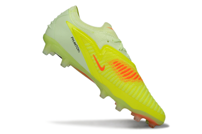 Nike Phantom 6 Low Elite AG Artificial Grass Soccer Cleats - Yellow/Fluorescent Yellow/Neon Pink