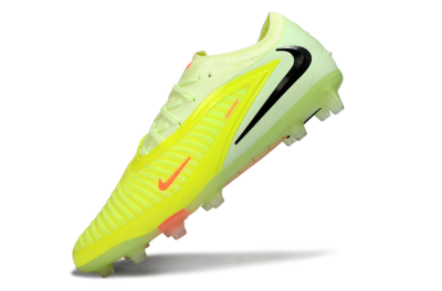 Nike Phantom 6 Low Elite AG Artificial Grass Soccer Cleats - Yellow/Fluorescent Yellow/Neon Pink