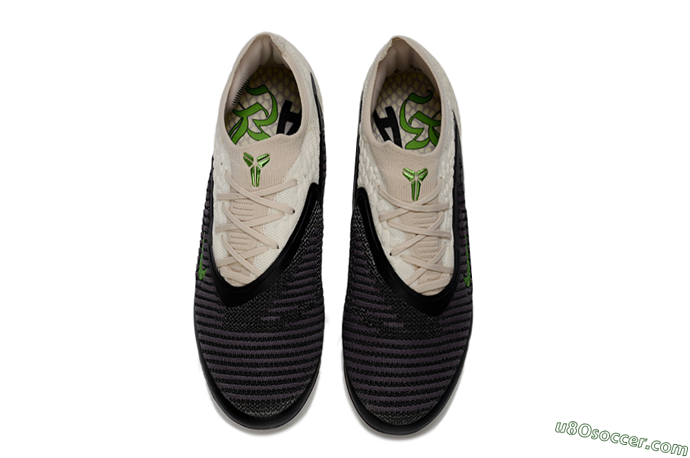 Nike Phantom 6 Low Elite AG Artificial Grass Soccer Cleats - Black/Electric Green/Crimson White 4