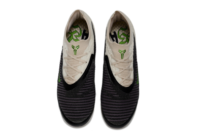 Nike Phantom 6 Low Elite AG Artificial Grass Soccer Cleats - Black/Electric Green/Crimson White