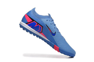 Nike Air Zoom Mercurial Vapor 16 Elite TF Artificial Turf Soccer Shoes - Blue/Electric Blue/Hot Pink