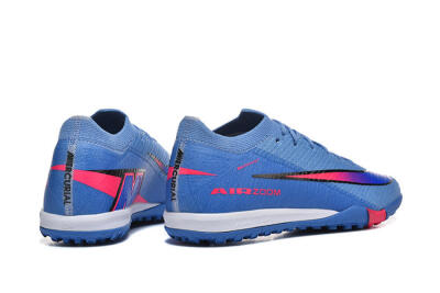 Nike Air Zoom Mercurial Vapor 16 Elite TF Artificial Turf Soccer Shoes - Blue/Electric Blue/Hot Pink