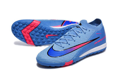 Nike Air Zoom Mercurial Vapor 16 Elite TF Artificial Turf Soccer Shoes - Blue/Electric Blue/Hot Pink