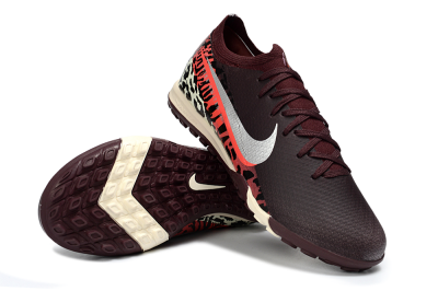 Nike Air Zoom Mercurial Vapor 16 Elite TF Artificial Turf Soccer Shoes - Burgundy/Crimson Yellow/Black