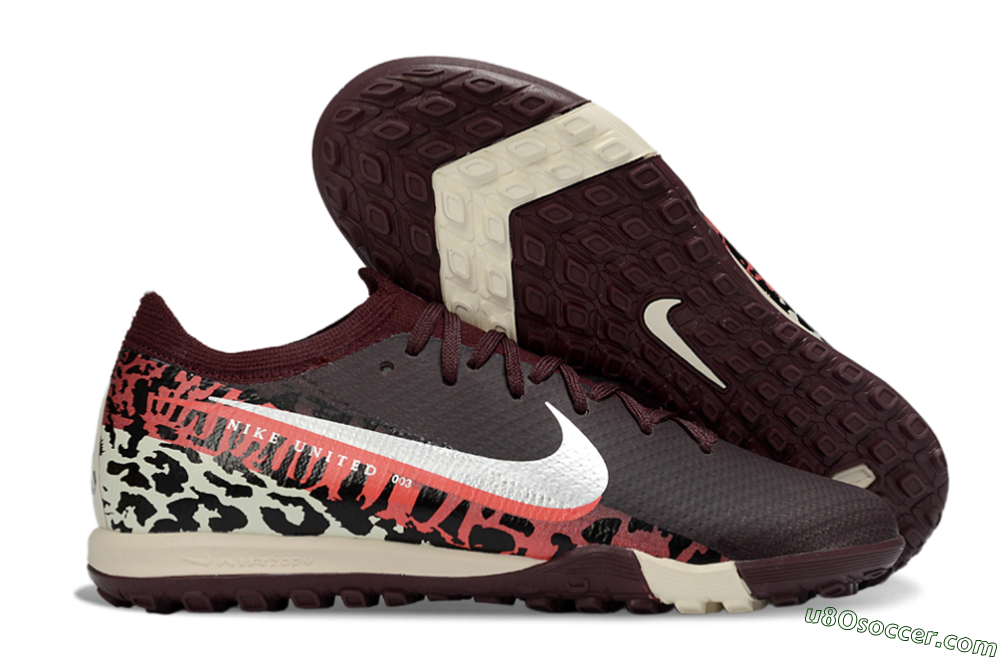 Nike Air Zoom Mercurial Vapor 16 Elite TF Artificial Turf Soccer Shoes - Burgundy/Crimson Yellow/Black 1