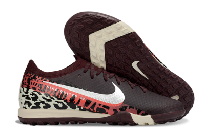 Nike Air Zoom Mercurial Vapor 16 Elite TF Artificial Turf Soccer Shoes - Burgundy/Crimson Yellow/Black