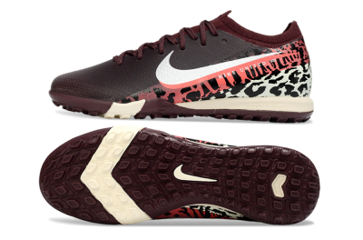 Nike Air Zoom Mercurial Vapor 16 Elite TF Artificial Turf Soccer Shoes - Burgundy/Crimson Yellow/Black