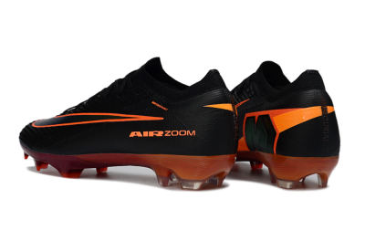 Nike Air Zoom Mercurial Vapor 16 Elite FG Firm Ground Soccer Cleats - Black/Electric Orange/Neon Green