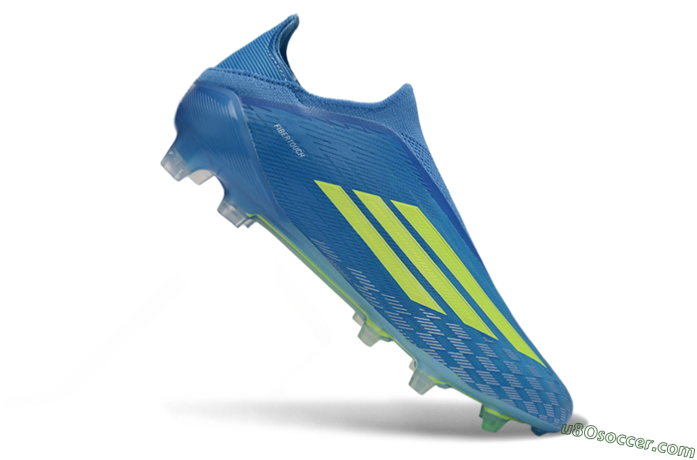 Adidas F50 Elite Laceless FG Firm Ground Soccer Cleats - Blue/Vibrant Blue/Electric Yellow 4