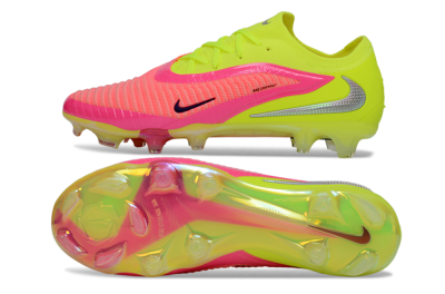 Nike Phantom 6 Low Elite FG Firm Ground Soccer Cleats - Yellow/Neon Pink/Fluorescent Yellow