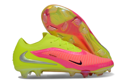 Nike Phantom 6 Low Elite FG Firm Ground Soccer Cleats - Yellow/Neon Pink/Fluorescent Yellow