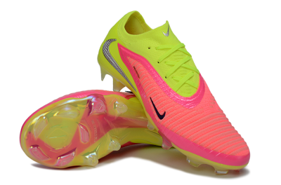Nike Phantom 6 Low Elite FG Firm Ground Soccer Cleats - Yellow/Neon Pink/Fluorescent Yellow