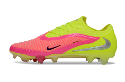 Nike Phantom 6 Low Elite FG Firm Ground Soccer Cleats - Yellow/Neon Pink/Fluorescent Yellow