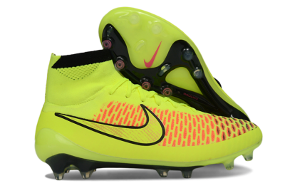 Nike Magista Obra FG Firm Ground Soccer Cleats - Yellow/Fluorescent Yellow/Neon Pink