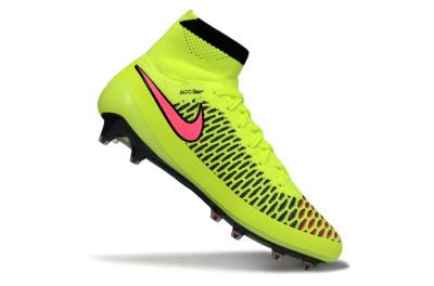 Nike Magista Obra FG Firm Ground Soccer Cleats - Yellow/Fluorescent Yellow/Neon Pink