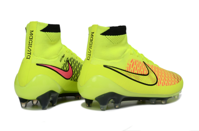 Nike Magista Obra FG Firm Ground Soccer Cleats - Yellow/Fluorescent Yellow/Neon Pink