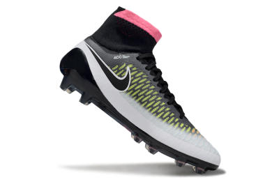 Nike Magista Obra FG Firm Ground Soccer Cleats - Black/Vibrant Pink/White