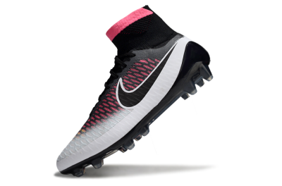 Nike Magista Obra FG Firm Ground Soccer Cleats - Black/Vibrant Pink/White